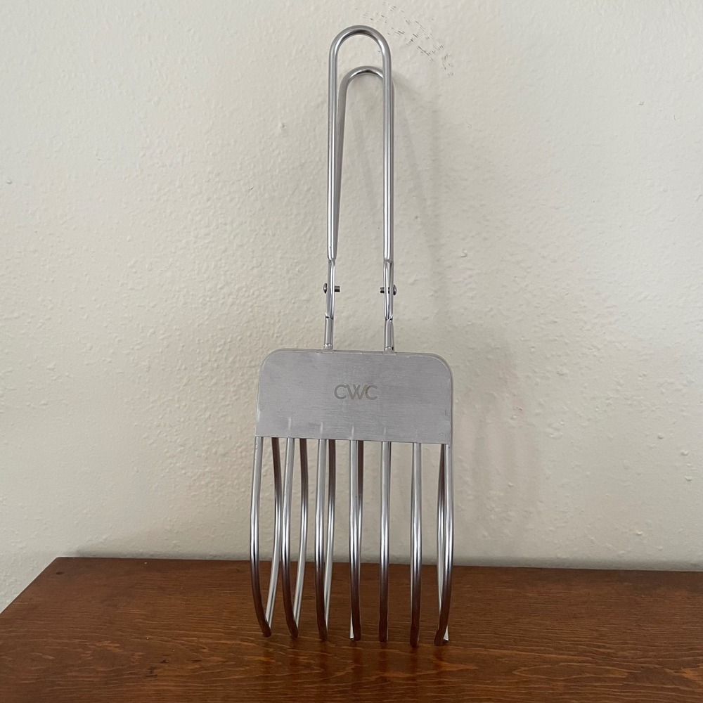 CWC Stainless Steel Heavyweight NWOT Tongs for Slicing Bread or‎ Meat Kitchen
